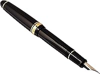 Vista 6 de Pilot Pluma estilográfica Custom 742, cuerpo negro, punta EF-(FKK-2000R-B-EF)