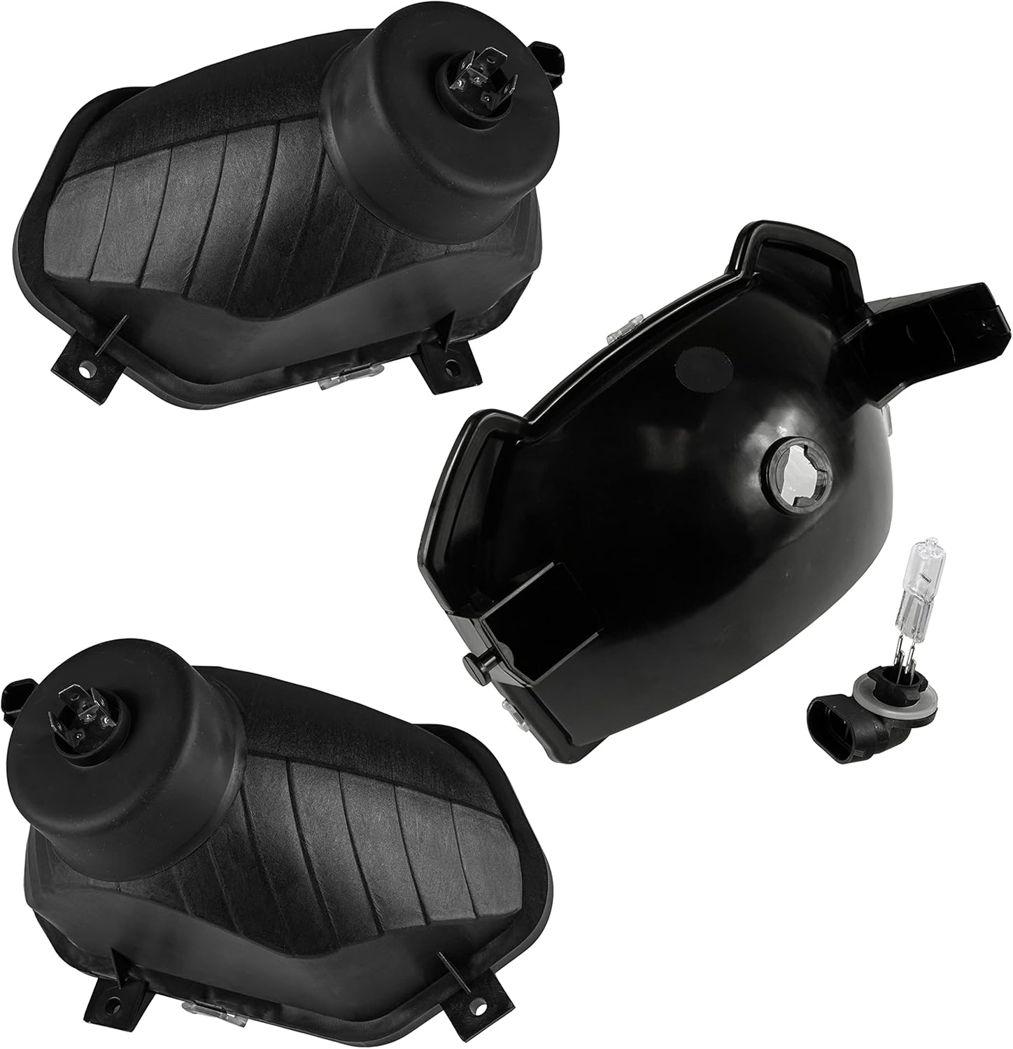 Caltric Right Left Middle Headlight with Bulb Compatible with Polaris Sportsman 570 X2 Touring Sp 6x6 Boss