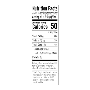 Amazon Saver, Pancake Syrup, Original, 24 fl oz (Pack of 1)