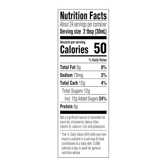 Amazon Saver, Pancake Syrup, Original, 24 fl oz (Pack of 1)