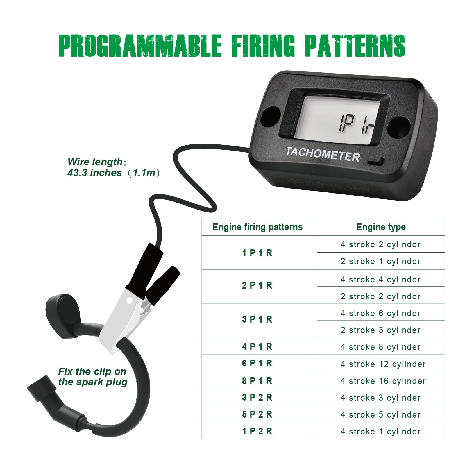 Termometro Digitale Motore NInE-ROnG - Con Sonda, Allarme Temperatura, Per Scooter, Moto, Trattori, IP67