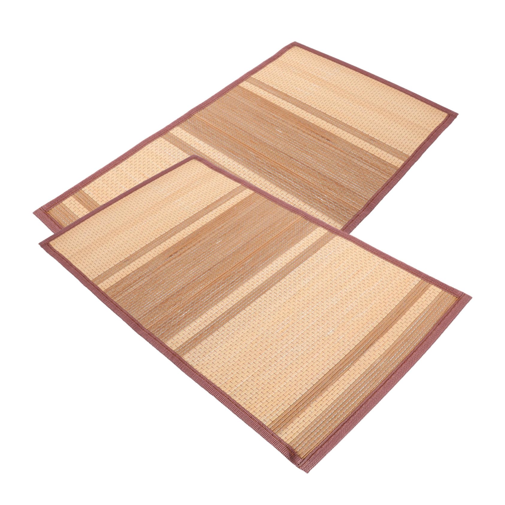 Set de table rectangulaire naturel antidérapant résistant chaleur cuisine