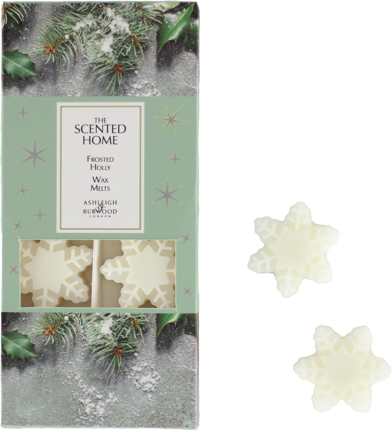ASHLEIGH & BURWOOD The Scented Home Christmas Snowflake Wax Melts (Frosted Holly)