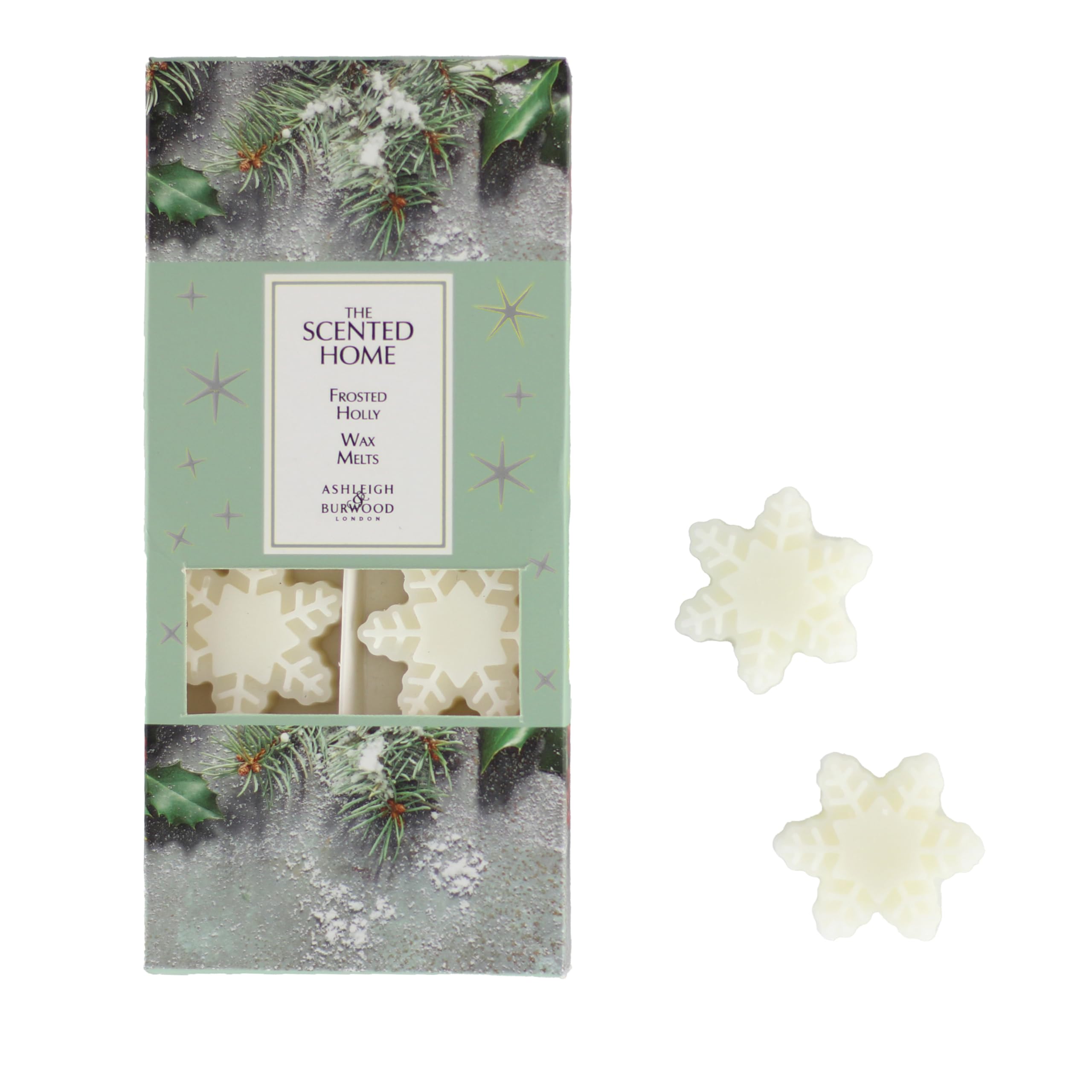 ASHLEIGH & BURWOOD The Scented Home Christmas Snowflake Wax Melts (Frosted Holly)