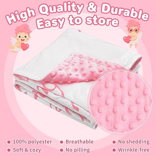 Miniatura 9 de Regalo cristiano para bebé, manta de felpa para bebé con respaldo de puntos, manta de bautismo con cita de las Escrituras, manta con versículo