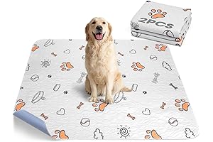 Aegis Washable Pee Pads for Dogs, 36"x41" Waterproof XL Reusable Dog Training Pads