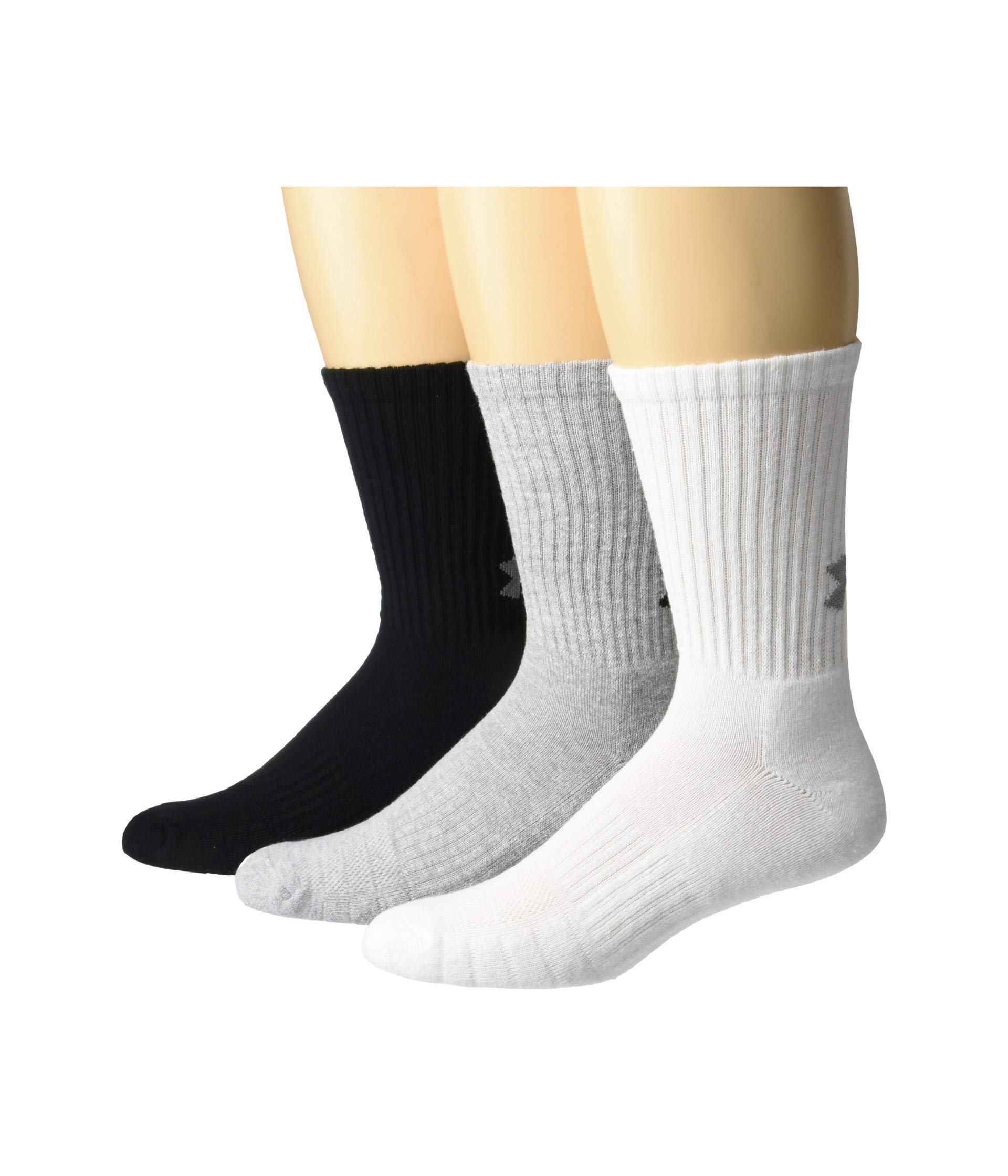 Under Armour Unisex Adult Training Cotton Crew Socks (Multipairs)