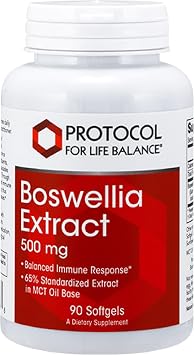 PROTOCOL FOR LIFE BALANCE Boswellia Extract 500mg, Immune, 90 Softgels
