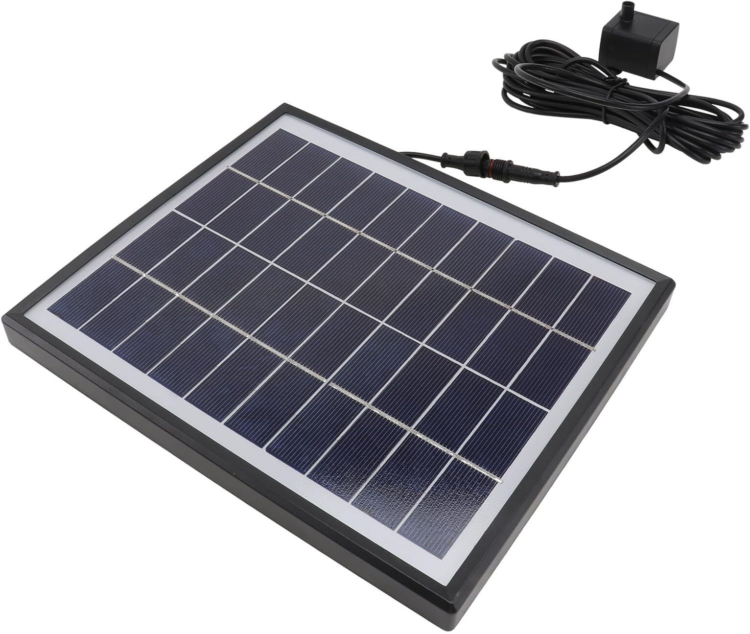 Gadpiparty 12v 5w Solar Water Pump Floating Fountain Pump for Bird Bath Garden Landscape 500l/h with Outdoor Pond Circulation