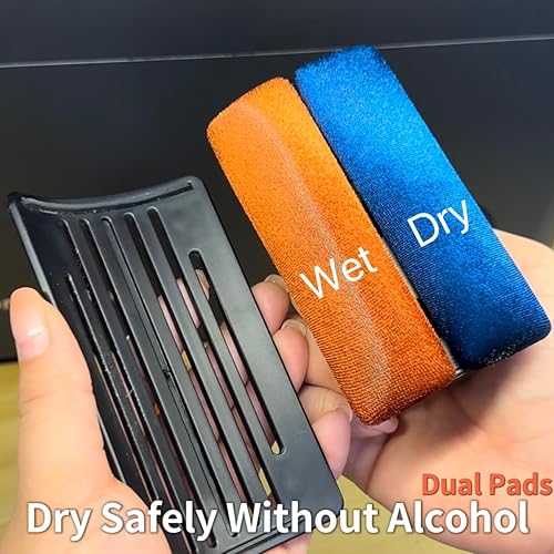 Miniatura 4 de HumminGuru I-Brush Kit de limpieza de discos de vinilo, kit limpiador de discos de vinilo antiestático con cepillo de disco de vinilo + solución de