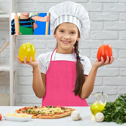 Miniatura 7 de PLULON Delantales de pintura para niños, delantales para pintura, delantales artísticos, a granel para actividades artísticas, manualidades, hogar,