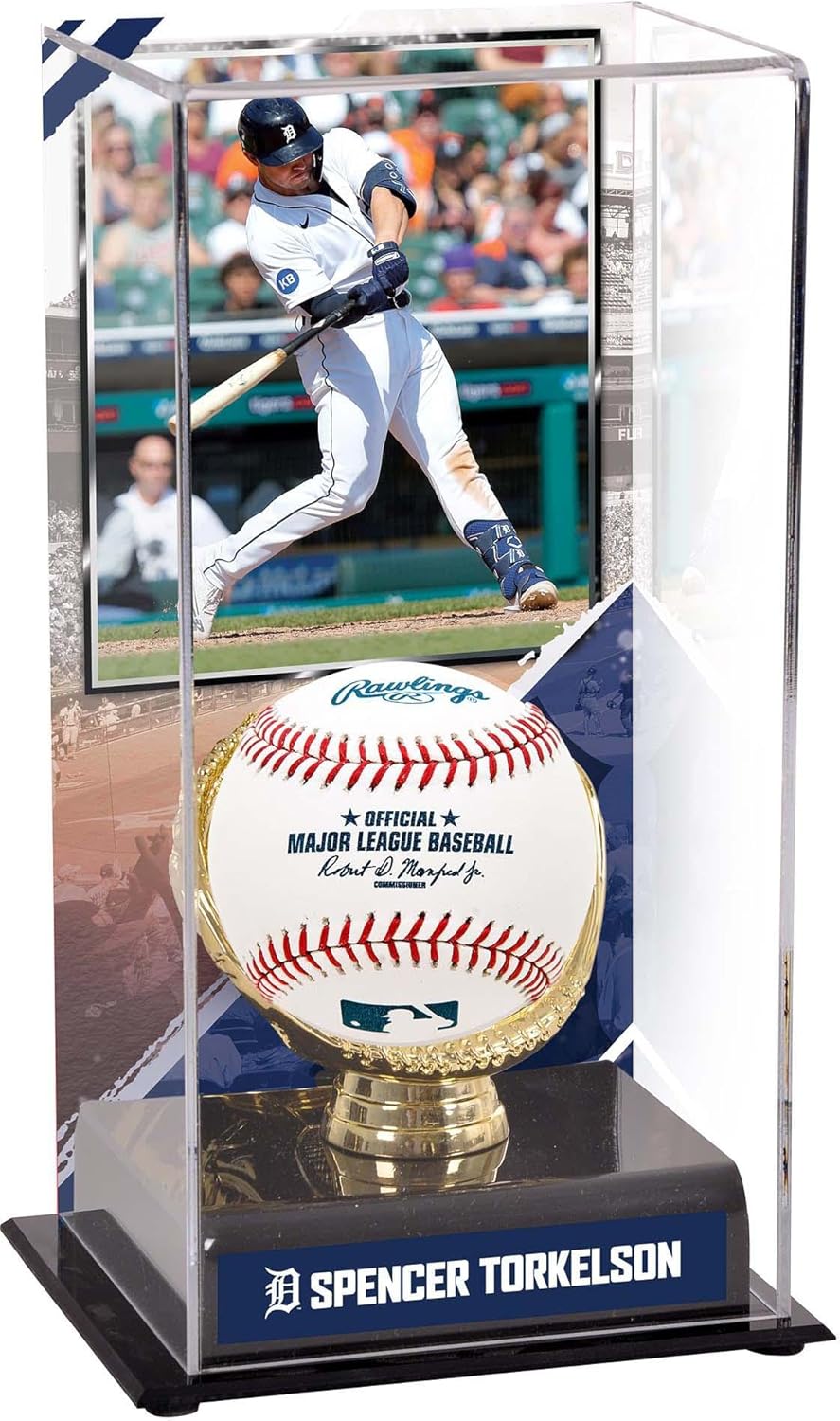 Spencer Torkelson Detroit Tigers Glove Display Case with Image - Baseball Logo Display Cases ''Case Only''