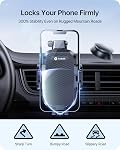 andobil 2026 Upgrade Phone Holder Car, [Military-Grade 89+LBS Strongest Suction] Car Phone Holder Mount for Dashboard Vent Windshield, Bumpy Roads Friendly Cell Phone Holder Car for 4-7.2 Inch Phones