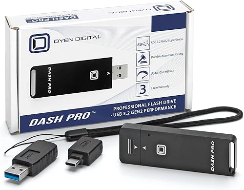 Miniatura 4 de Oyen Digital Dash Pro - Memoria USB 3.2 de 2 TB SSD portátil - Hasta 1050 MBs (DP-32A-2T-BK)