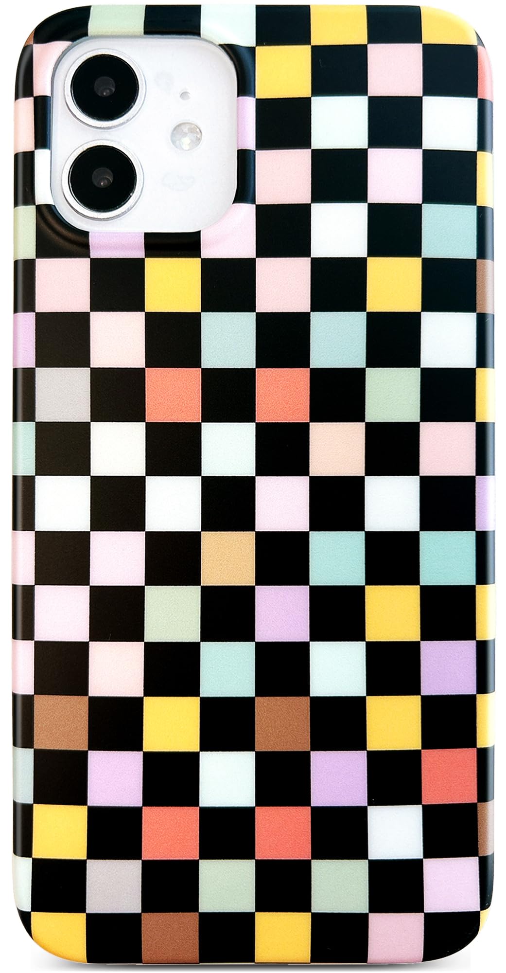 Qokey Compatible with iPhone 12/12 Pro Case,Cute Garden Flowers Cover for Girls Women Watercolor,Soft Bumper Lightweight Slim Fit Shockproof Phone