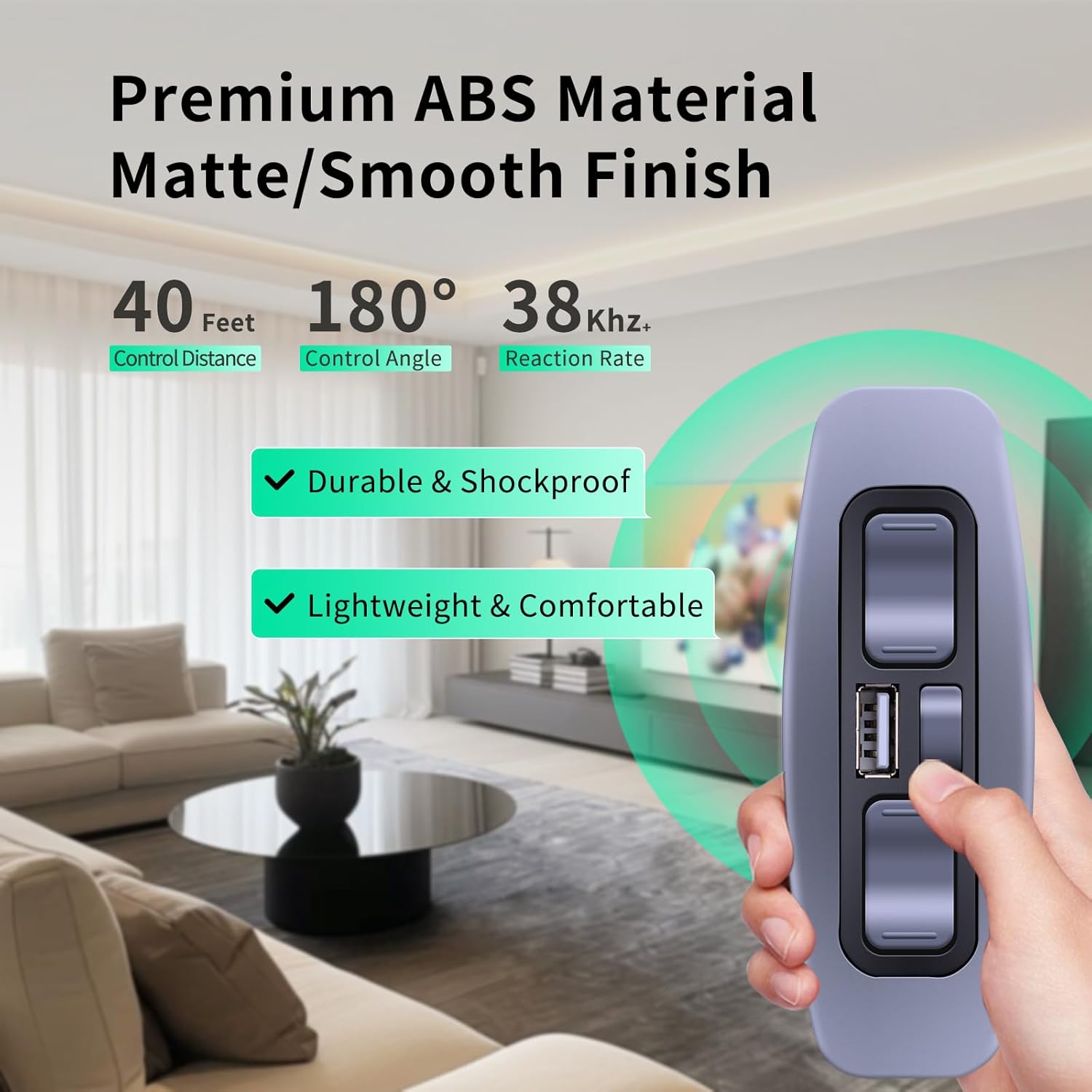 5 Button 5 Pin Plug Replacement Remote for Okin JLDK.15.08.12 Hand Control Handset 5 Pin Plug with USB, Lift Chair Control Replacement for Power Recliner Chair, Electric Recliner, Sofa Reclinable