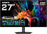 Gigabyte MO27Q28G Monitor Gaming OLED 27" QHD - 2560 x 1440, 280Hz, 0,03ms, 335 cd/m², Display HDR True Black 500, HDMI 2.1, DisplayPort 1.4 - 1