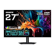Gigabyte MO27Q28G Monitor Gaming OLED 27″ QHD – 2560 x 1440, 280Hz, 0,03ms, 335 cd, m², Display HDR True Black 500, HDMI 2.1, DisplayPort 1.4