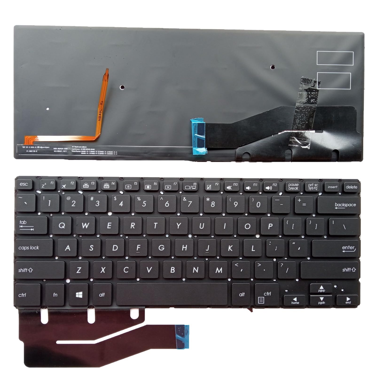Clavier ASUS VIVOBOOK 14 Q405U bloqué ? Solution de remplacement noir US rétroéclairé