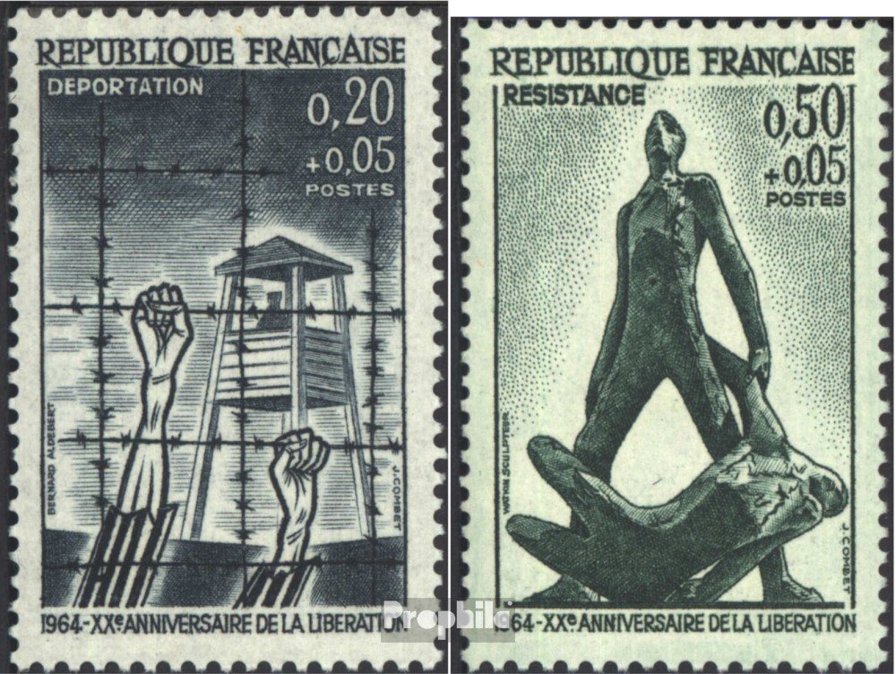 Prophila Collection France 619-621 (sortie complète) MNH 1944 Maréchal Pétain (timbres pour collectionneurs