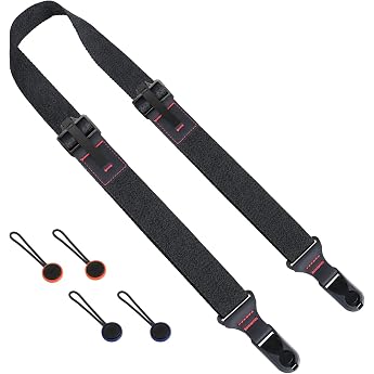 Camera Shoulder Strap with Quick Release Adjustable Camera Strap Nylon Camera Strap Compatible with Sony Canon Nikon Fuji Camera Other DSLR Cameras