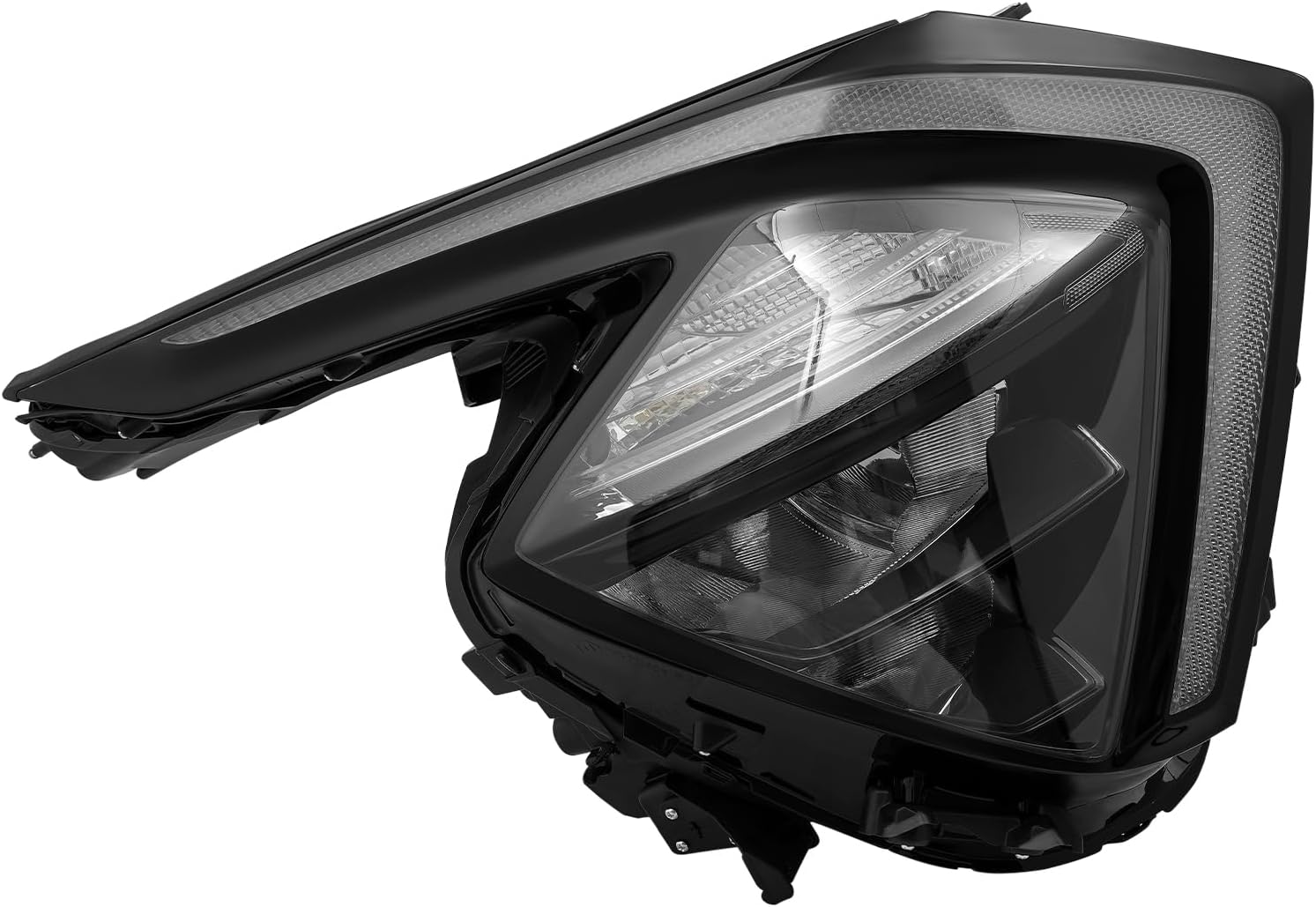 Front LED Headlights Assembly Right Side for 2022-2024 Kia Sportage SX/EX/LX w/Bulb Passenger Head Lights Direct Replacement Headlamps Assy Set