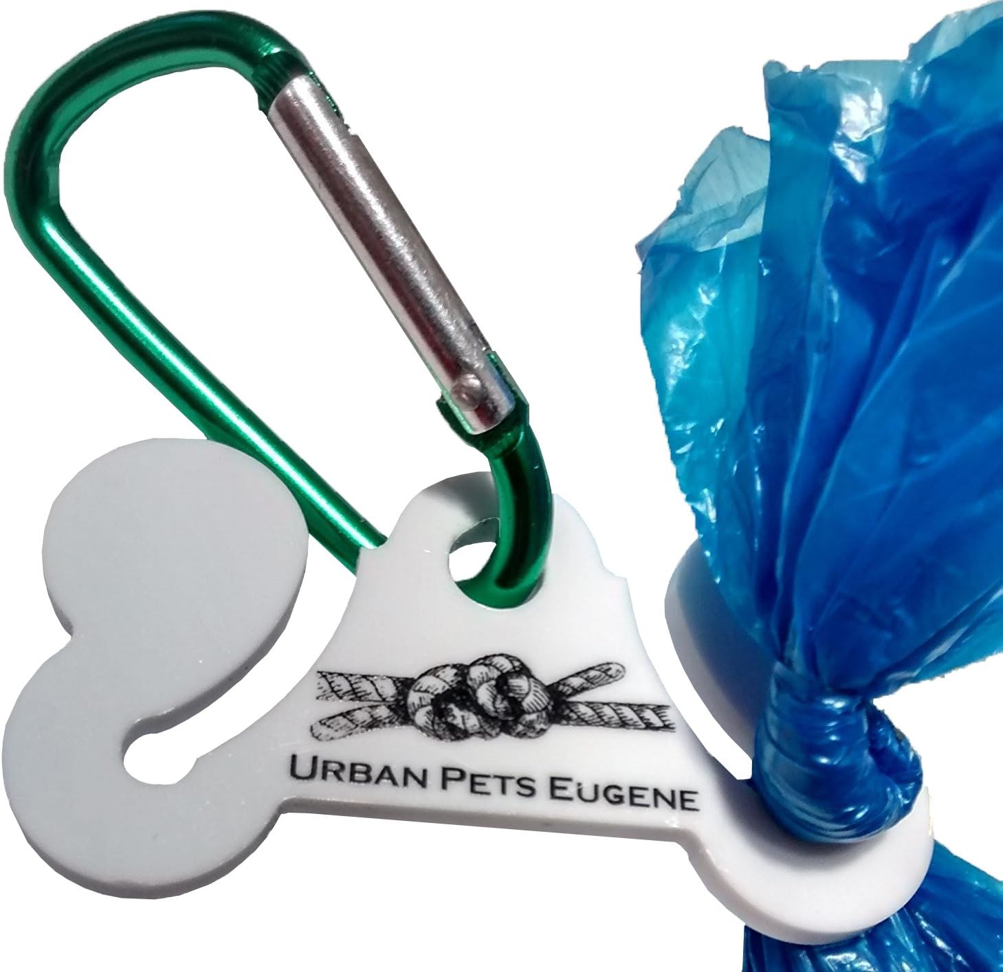 Hands Free Dog Poop Bag Holder Waste Knot