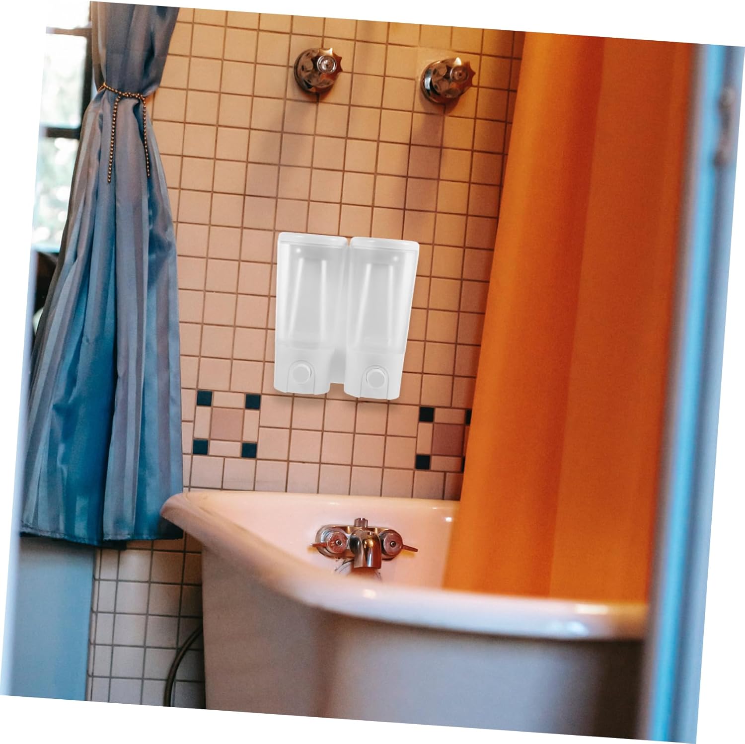 Holibanna Bathroom Soap Dispense Wall-Mounted Soap Dispenser Reasonable Design Practical Use