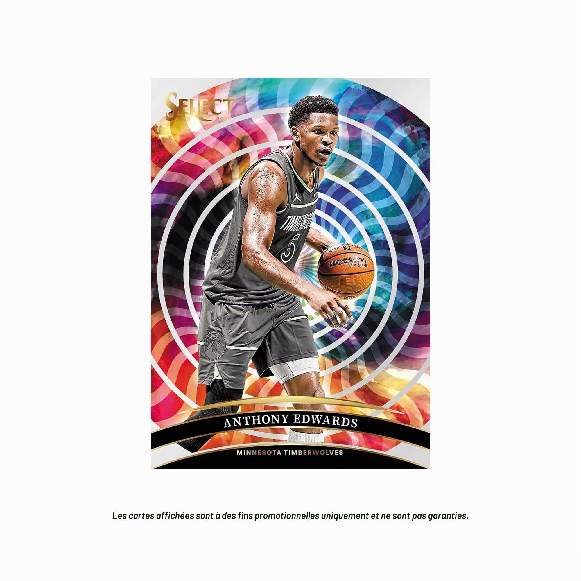 Panini Select NBA 2024-25 Mega Box – Cartes à Collectionner Officielles – Prix exclusifs Bleus et Rouges, Cartes et Inserts Rookie – Boîte scellée