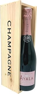 Ayala Rose Majeur NV Champagne 75cl in a Champagne Wooden Gift Box