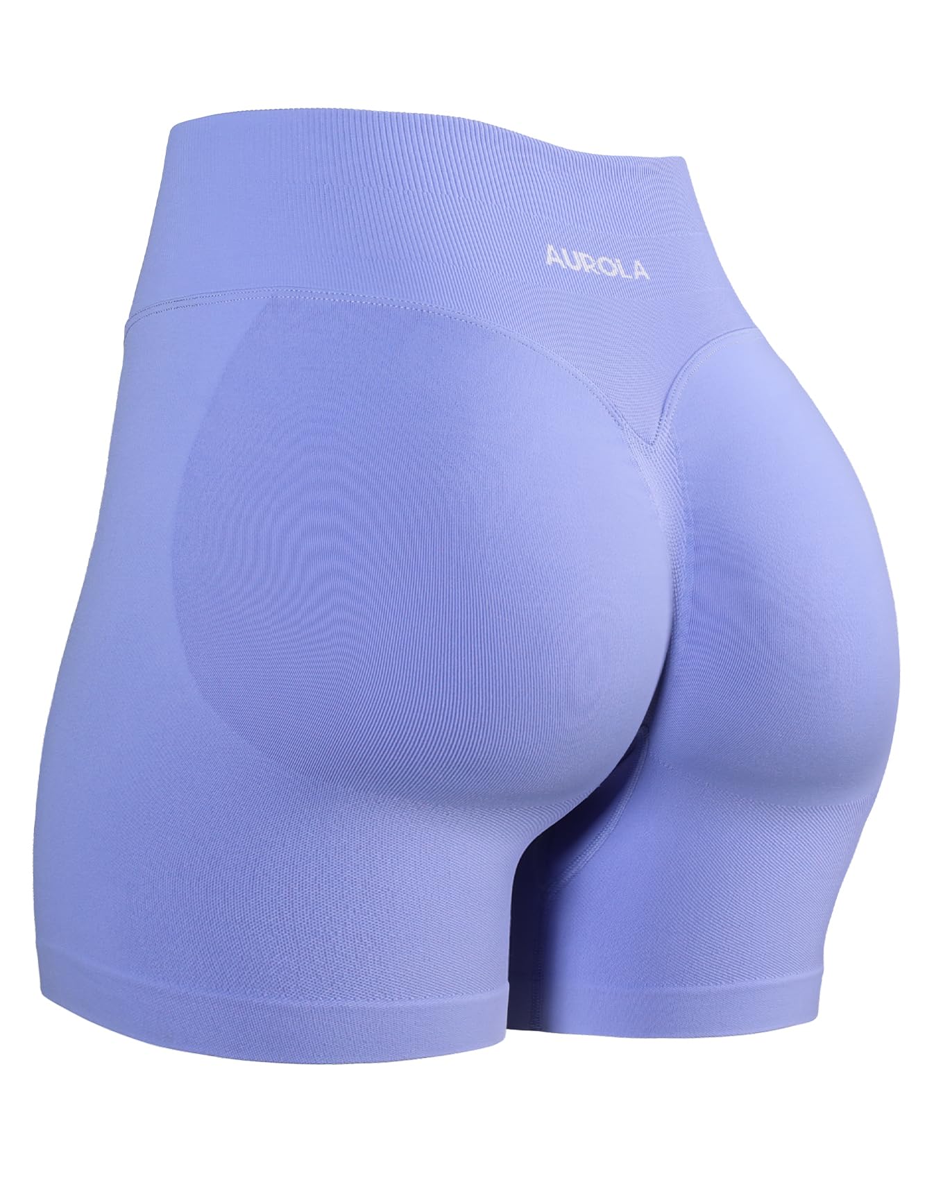 AUROLA Influence Workout Shorts for Women,2.5 3.5 4.5 5.5 6.5 No Roll Up Squat Proof Scrunch Seamless Compression Gym Short