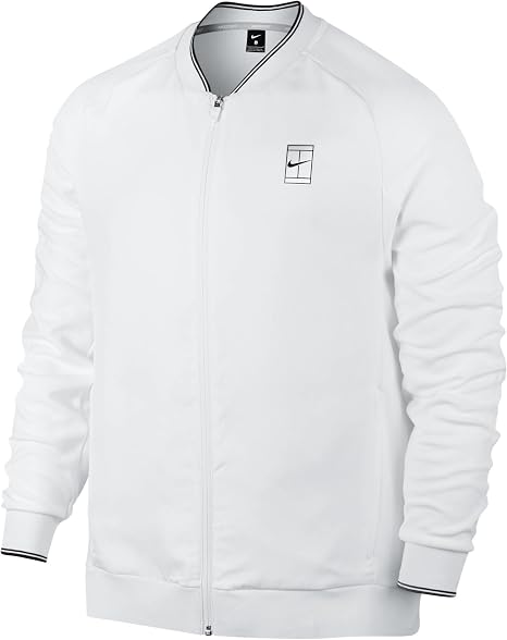 Nike Court Baseline – Chaqueta de Tenis para Hombre, Blanco/Negro :  Amazon.es: Ropa