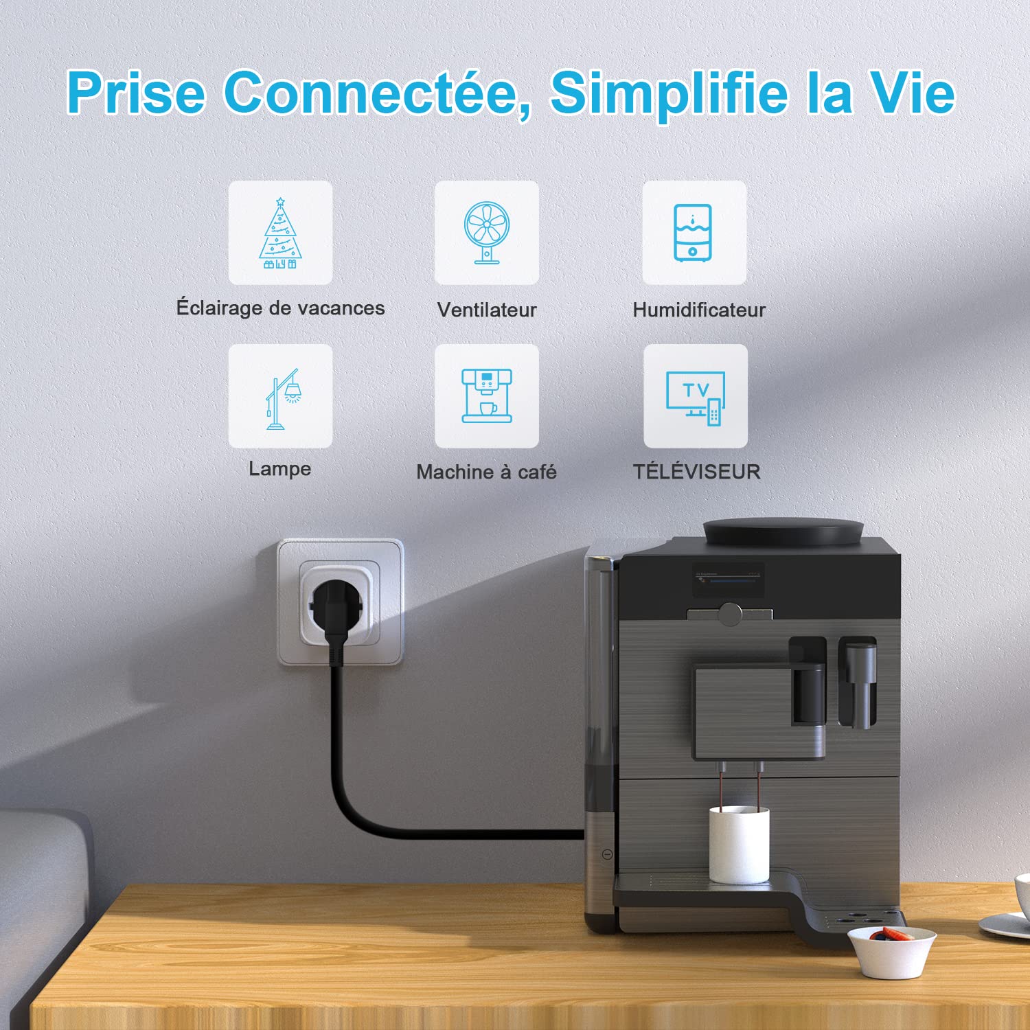 prise connectée type fwifi – vue détaillée