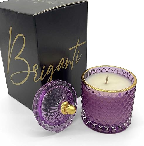 Miniatura 1 de Vela de aromaterapia para el hogar y el baño, Lavish Lavender (salvia blanca y lavanda) Velas de soja altamente perfumadas en tarro de vidrio