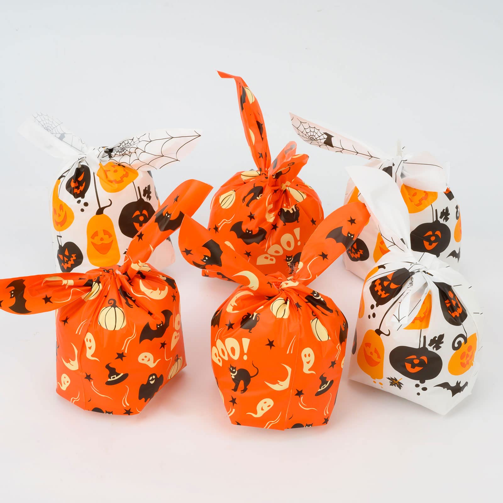 Yeabomy Halloween Treat Bags 100Pcs - 6 Style Cute Rabbit Ear Candy Bags For Kids - View #8