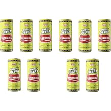 Kashmira Nimbu Jeera Soda 250ml Can   Lemon Cumin Flavoured Fizzy Drink | Sparkling Indian Soft Drink | Refreshing Carbonated Beverage Pack of 10