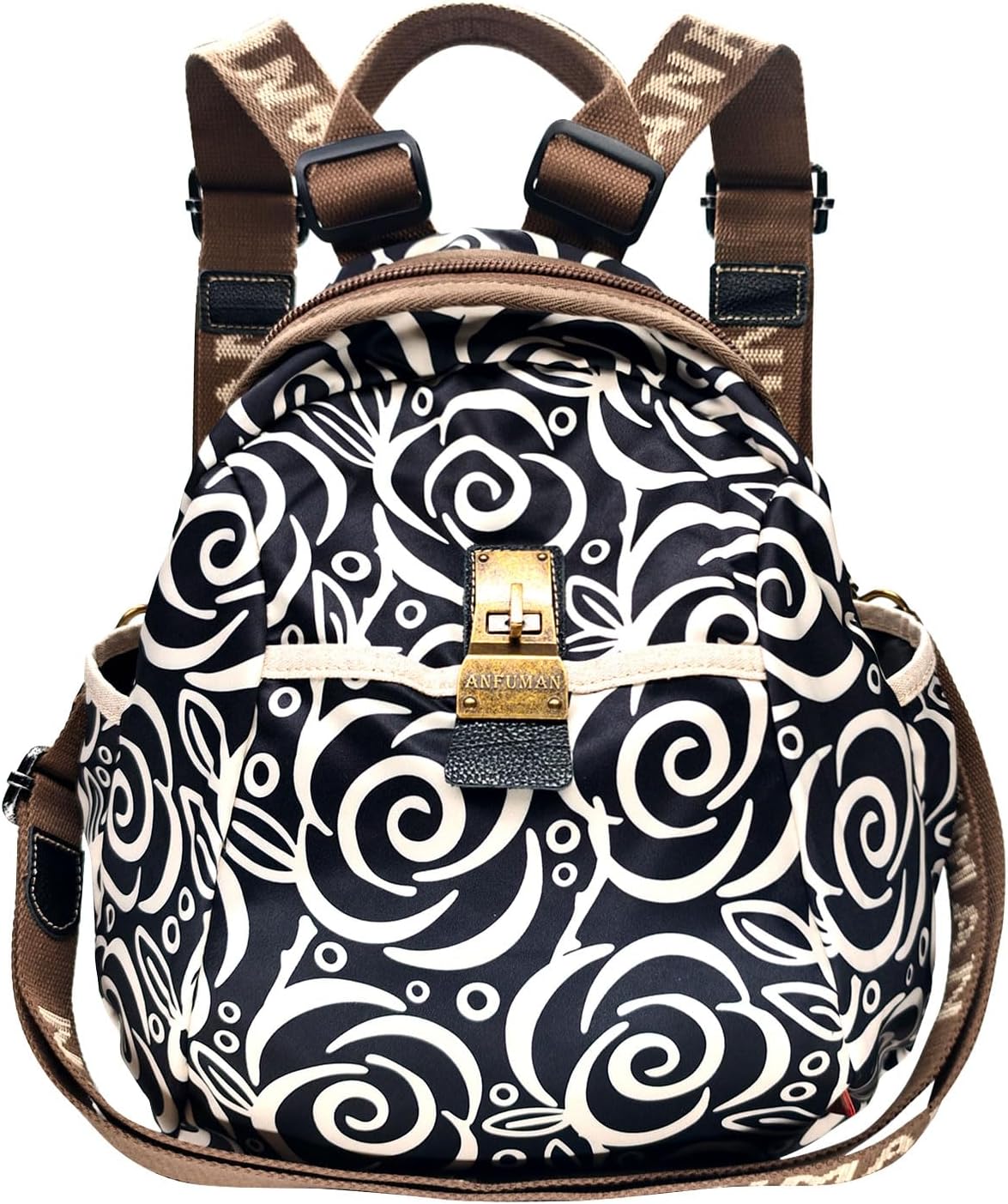 Nylon Backpack Purse Waterproof Shoulder Bag Casual Daypack for Women