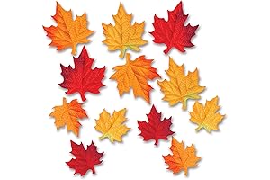Deluxe Fabric Autumn Leaves Cutouts: Transform Your Spaces with Autumn Vibes