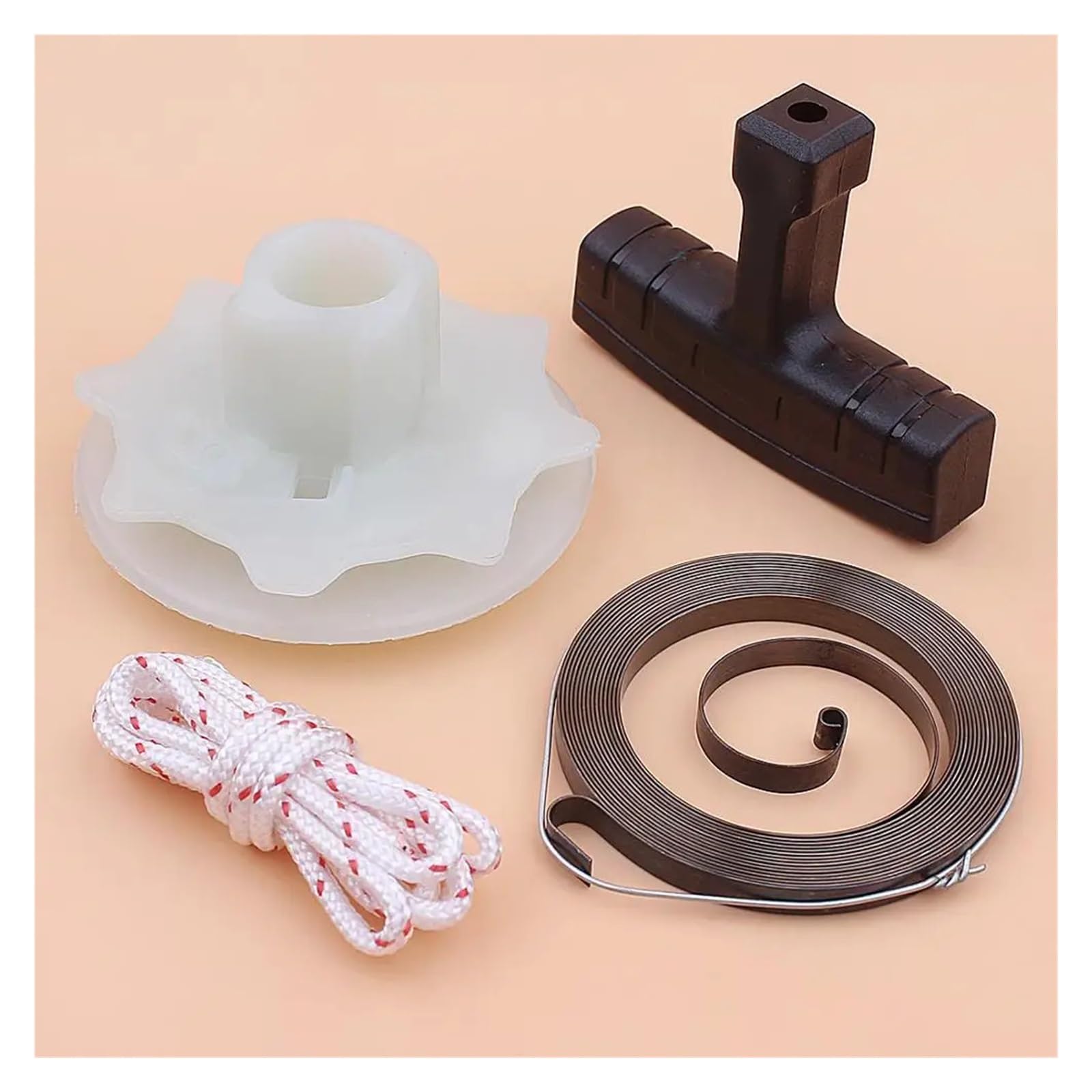 Corde de lanceur cassée ? Kit poulie et ressort 530057890 pour tronçonneuse 235 236 240