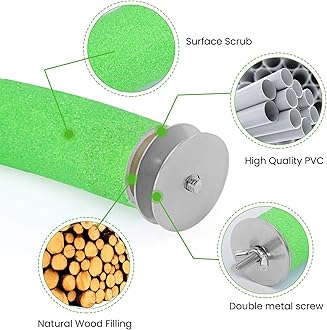 FrgKbTm U Shape Parrot Perch Stand Toy Bird Platform Sand Paw Grinding Clean Stick Exercise Conure Budgie Cockatiel Cage Accessories (Green Corner Medium)