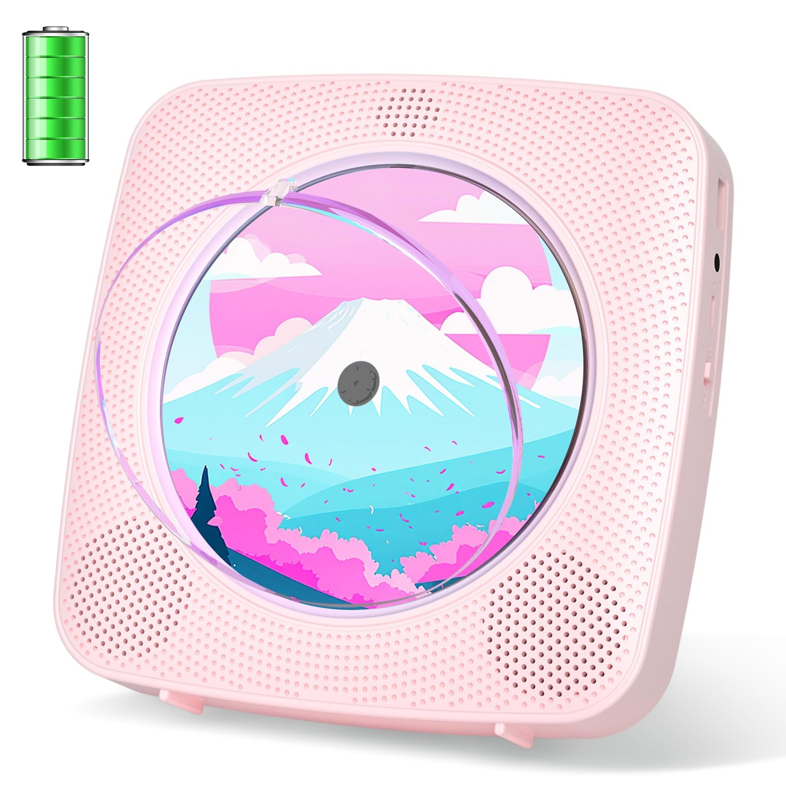 Amazon.co.jp: Gueray 充電式 CDプレーヤー Bluetooth送受信対応
