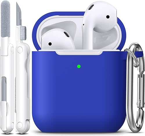 Miniatura 52 de Funda para AirPods con llavero, protección completa, de silicona, accesorios para AirPods, funda para hombres, mujeres y adolescentes, con estuche