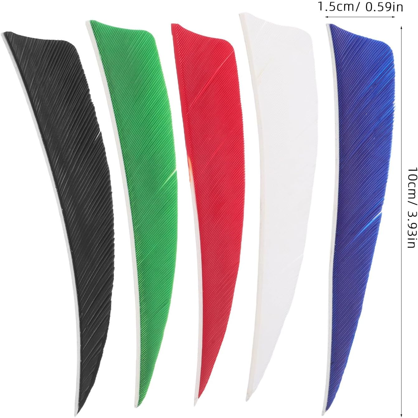 Arrow Fletches for Enhanced Accuracy and Durability Shield Shape Turkey Plume 4 Inch 20pcs Suitable for Arrow Shafts in Workshops and Outdoor Practice