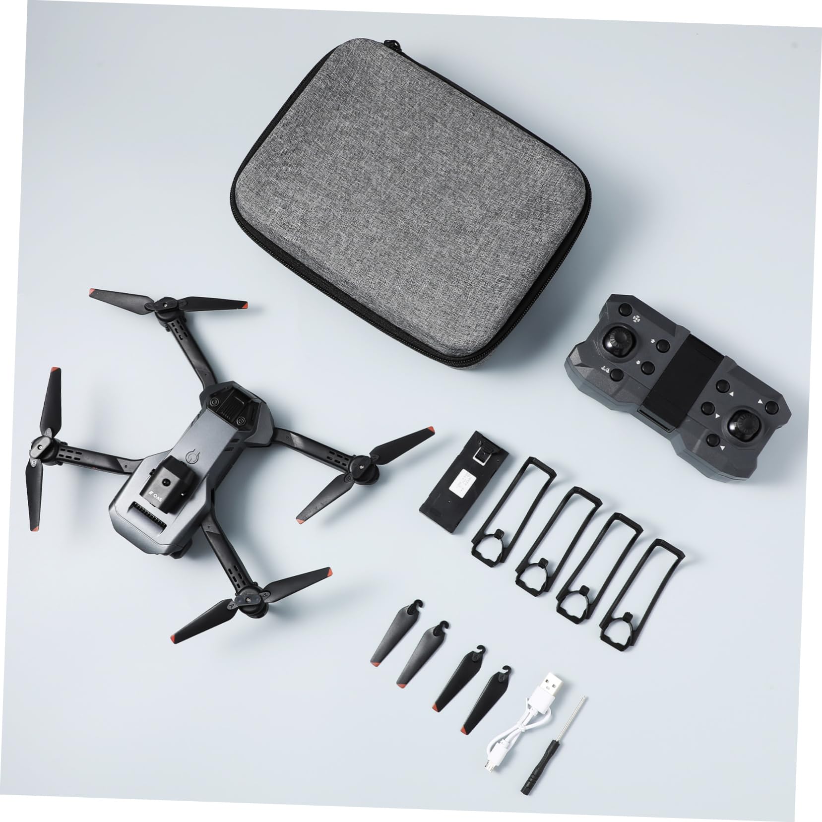 Dron Plegable Modelo Max con Triple Cámara HD y Lente Ajustable