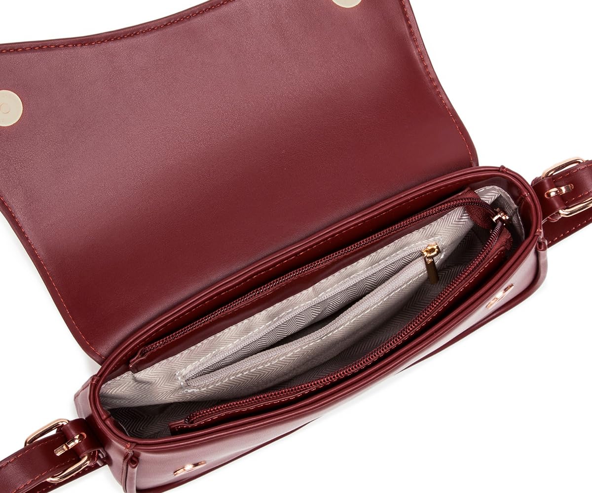 SYXLCYGJ Underarm Shoulder Bag for Women Trendy Purse Vegan Leather Hobo Handbags Clutch Crossbody Bag: Red