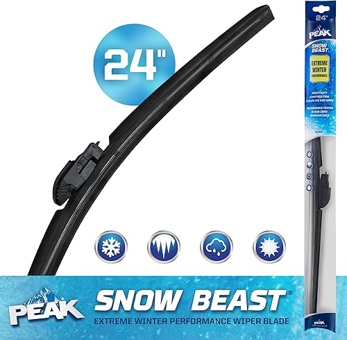 Miniatura 2 de PEAK Snow Beast - Escobilla para parabrisas de invierno, 24 pulgadas