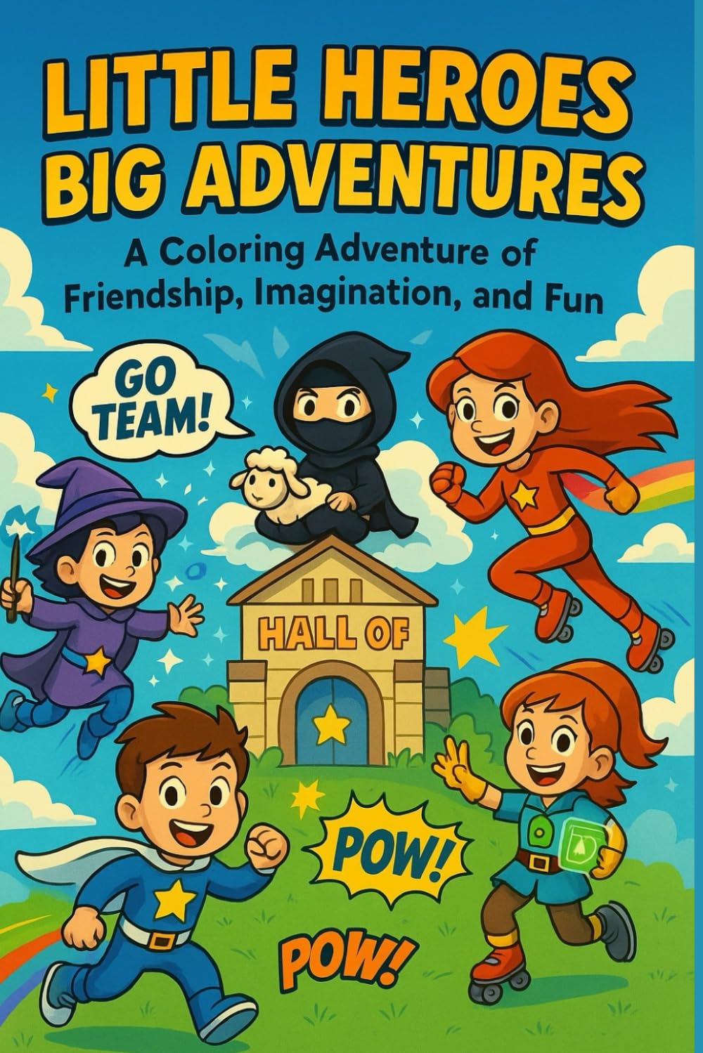 Little Heros : Big Adventures: A Coloring Adventure of Friendship, Imagination, and Fun