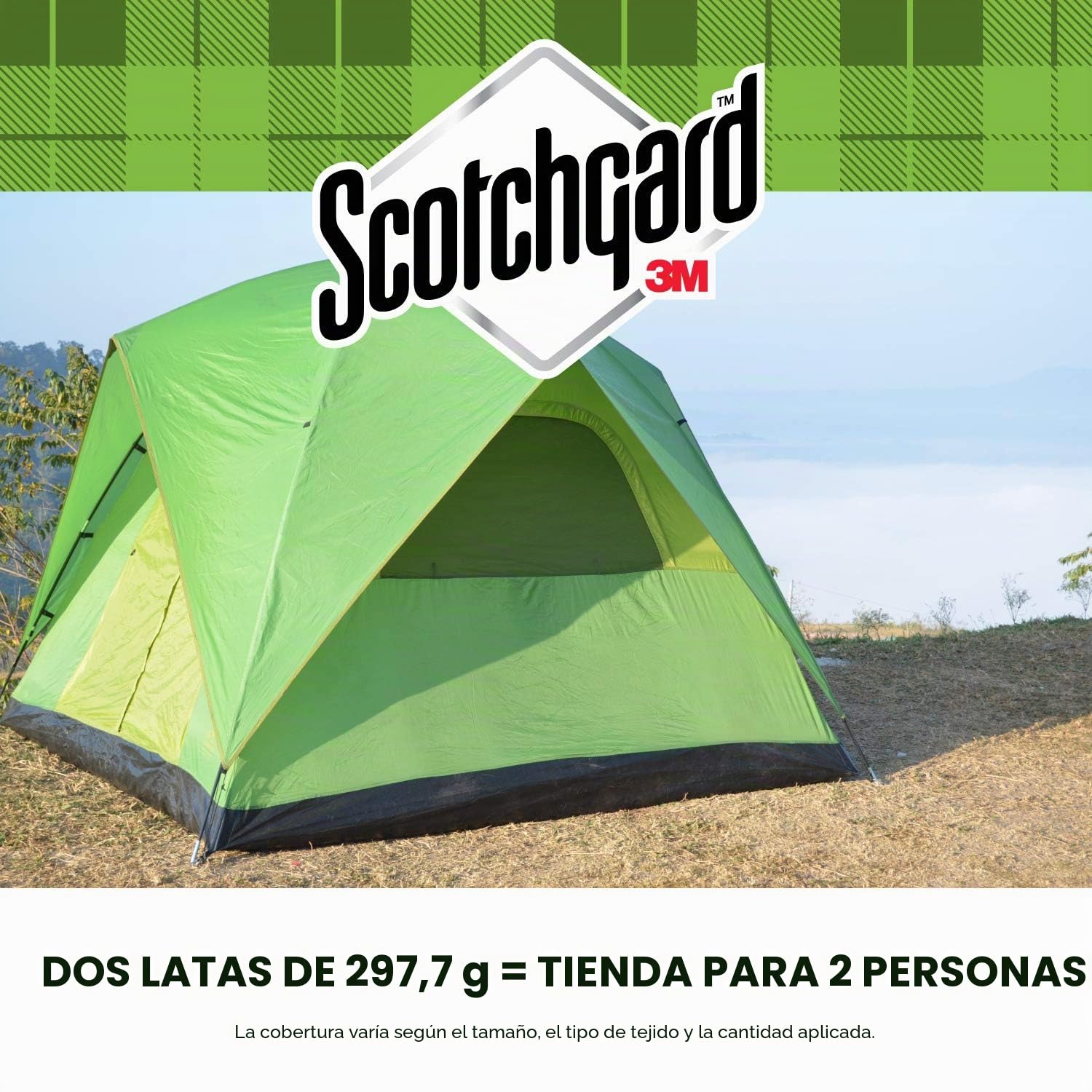 Scotchgard Spray Repelente al Agua 400 ml Protección Intensa para Exteriores