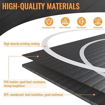 10'x10' Premium Wrestling Mat - 1.2 Thick High-Impact XPE Foam - 3-Layer Anti-Slip, Odor-Control & Waterproof Surface - Roll-up/Foldable Grappling Mat for BJJ, MMA, Judo, Gymnastics & Home Gym