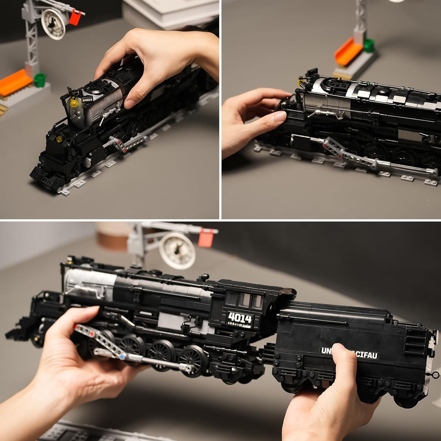 City Train Building Set Compatible with Lego for Adults,Stem Train Building Toy Sets for Boys and Girls 8-14 Years Christmas,Birthday Gifts 1246 PCS